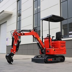 1.4Ton Mini Excavator KUBOTA Diesel Engine with Auger Drill Tracked Diggers USA