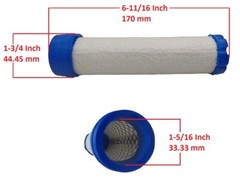Inner Outer Air Filter for Kubota BX2670 ZD25F ZD28 ZD321 WG752 WG972 Z482 Z602