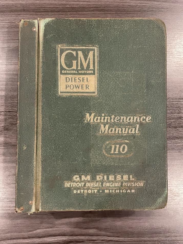 1966 Detroit Diesel General Motors Series 110 Engines Maintenance Manual
