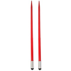 VEVOR 49″ Hay Bale Spear 3000 lbs Capacity with Nut and Sleeve