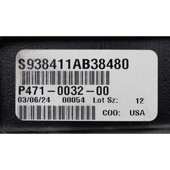 Black and Orange Mower Seat Spartan 471-0032-00 [300394]