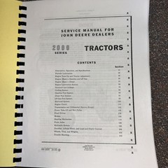 John Deere 2010 Tractor Service Repair Manual SM2035 New￼