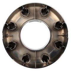 Chrome Hub Center Cap 4X4 Front For 2005-2018 Ford F-350 Dually 5C3Z1130TA
