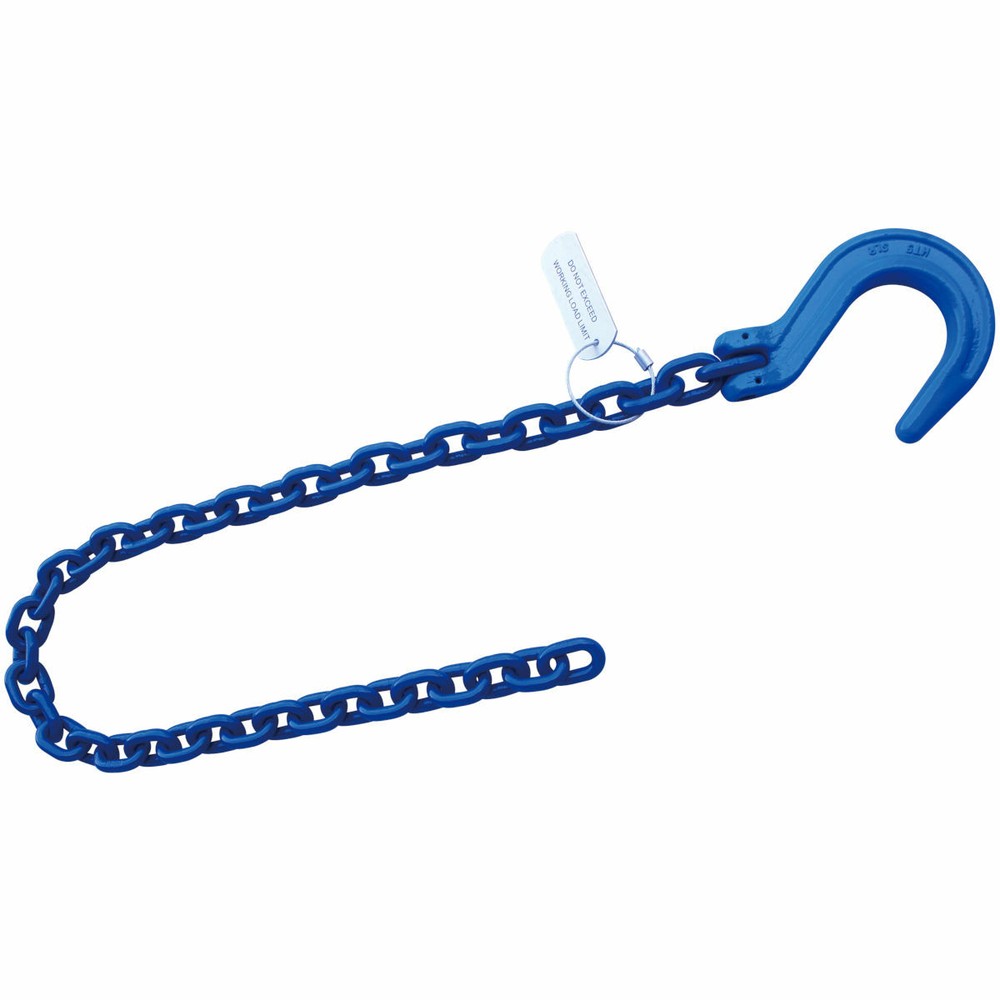 5/16″x3′ Grade 100 Heavy Duty Recovery Chain with Clevis Foundry Hook One End