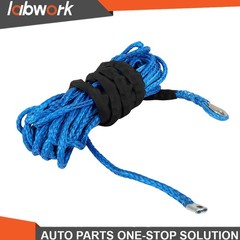 Labwork 5/16″x50′ Synthetic Winch Rope Line Recovery Cable 12000LBS W/Sheath US