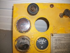 Caterpillar 12E Motor Grader Instrument Panel Gauges Plate Cat 12