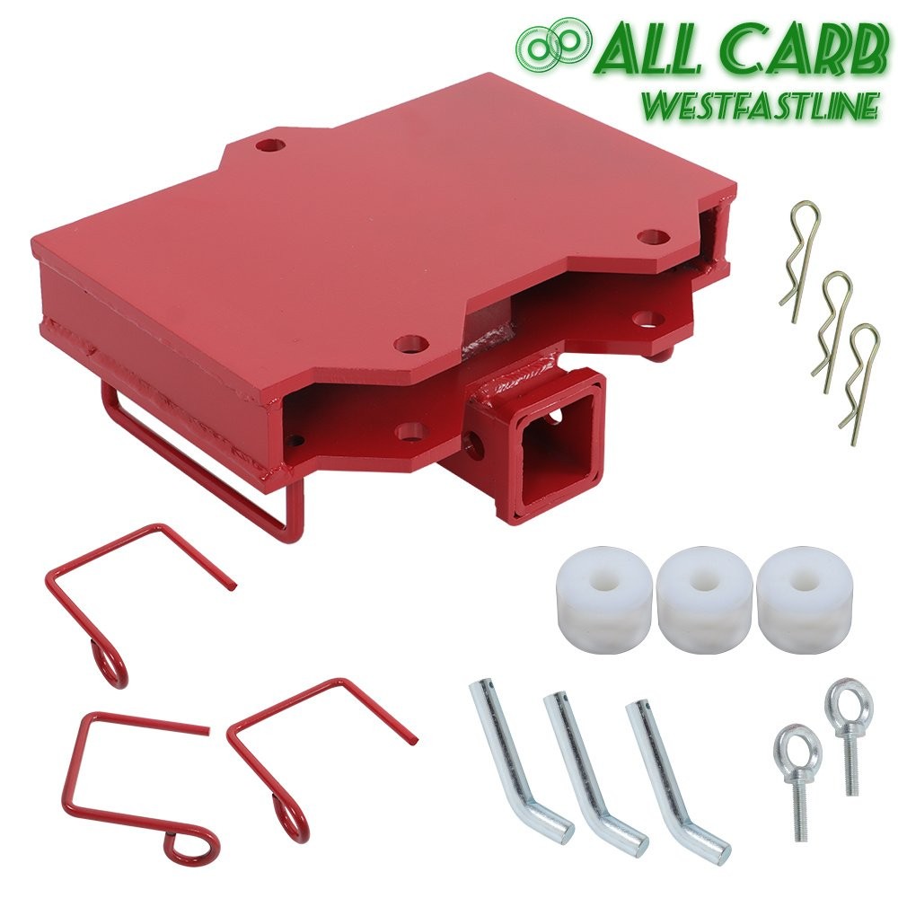 Forklift Hitch Adapter 2″ For Dual Pallet Trailer Tow Receiver Attachment