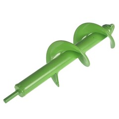 3×12Inch Auger Drill Bit Garden Plant Flower Rapid Planter Hole Digger W/ Gloves