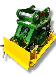JMA Excavator Plate Compactor 3-4.5 Ton 40mm Pin Vibratory Heavy Duty Steel