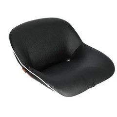 Seat Vinyl Black with Orange fits Kubota L2550 L2650 L3600 L4200 34200-18400