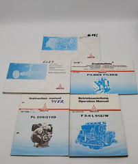 KHD Deutz AG Motor – Lot of 5 Manuals – Catalog, Instruction, Operation, English