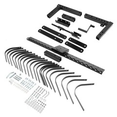 60″ 1 Point Hitch Adjustable Lift Landscape Rake For ATV UTV Gravel Lawn Tractor