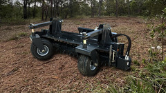 Wolfequip Soil Conditioner Attachment Harley Rake For CAT Skid Steer Power Rake