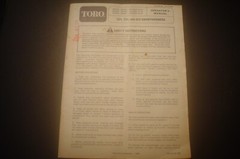 TORO SNOWTHROWER OPERATOR’S MANUAL MODELS 524 + 724 + 824 ENGLISH FRENCH 1985