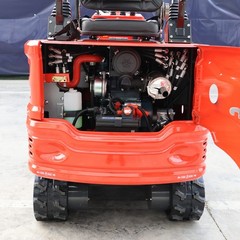 1.4Ton Mini Excavator KUBOTA Diesel Engine with Auger Drill Tracked Diggers USA