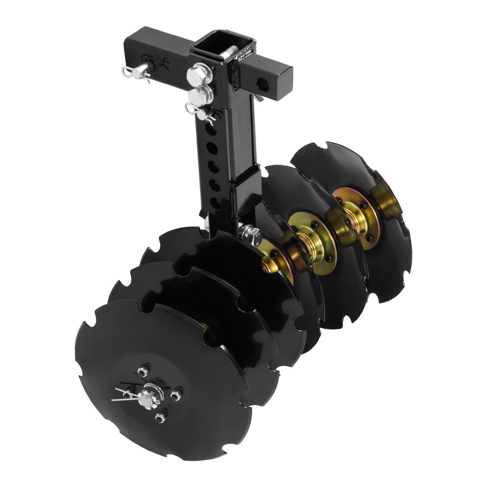 For Universal Adjustable 20” Rear Steel Disc Harrow Steel 6 Pcs 10″ Disc Plow