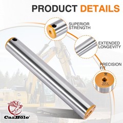 2-Pack Excavator Bucket Attachment Pin 40mm x 270mm 40CR High-Strength Steel