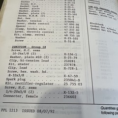 Kohler Magnum Parts-Engines Orig. Service Repair Manual Book 1988-95 Large Size