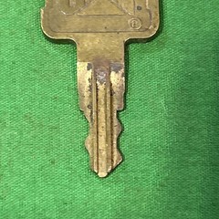 Vintage Brass OEM Caterpillar CAT 5P8500 Key Do Not Duplicate