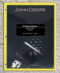 John Deere 650 & 750 Tractor Technical Service Repair Manual Book – TM1242