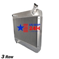 OE# AT129141 AR5704 Aluminum Radiator Fits John Deere 210C Backhoe 482C Forklift