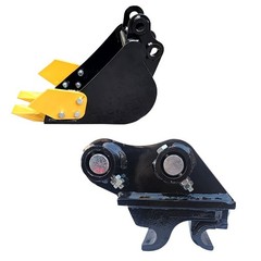 200mm Bucket & Quick Hitch, For 0.8-2Ton Mini Excavators, Free Shipping