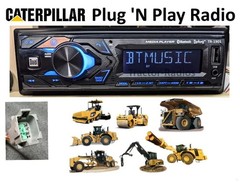 Am Fm Bluetooth Radio For Caterpillar Equipment Plug And Play Music Streaming