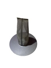 Stainless Filter Screen 70mm OD Flange. 25mmOD X 70mm Hgt. 0.32mm Mesh 0.16 Wire