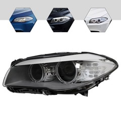 Headlight Assembly For 2011-2013 BMW 5 Series F10 Xenon LH Black 63117203243