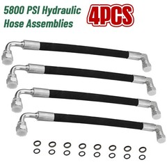 4x AW29374 Hydraulic Hose for John Deere 200CX 210 300 300X 300CX 300E 300R 400E