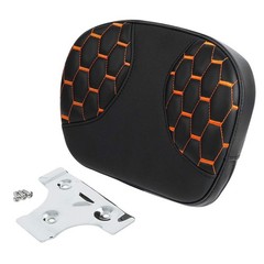 2-Up Rider Passenger Seat Sissy Bar Pad Fit Touring Road King Street Glide 14-23