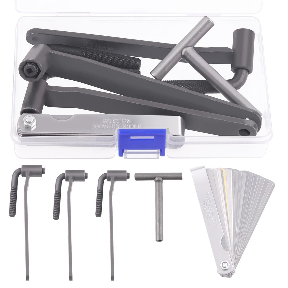 Tanstic 5Pcs Motorcycle Engine Valve Adjustment Tool Set, 8mm 9mm 10mm Valve Scr