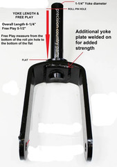 1-1/4″ Yoke Shaft Dia 15″ Laminated Tire with Fabricated Hub FULLY GREASED READY