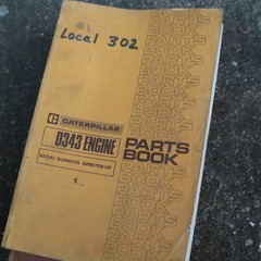 CAT CATERPILLAR D343 Diesel Engine Spare Parts Manual book catalog 62B series