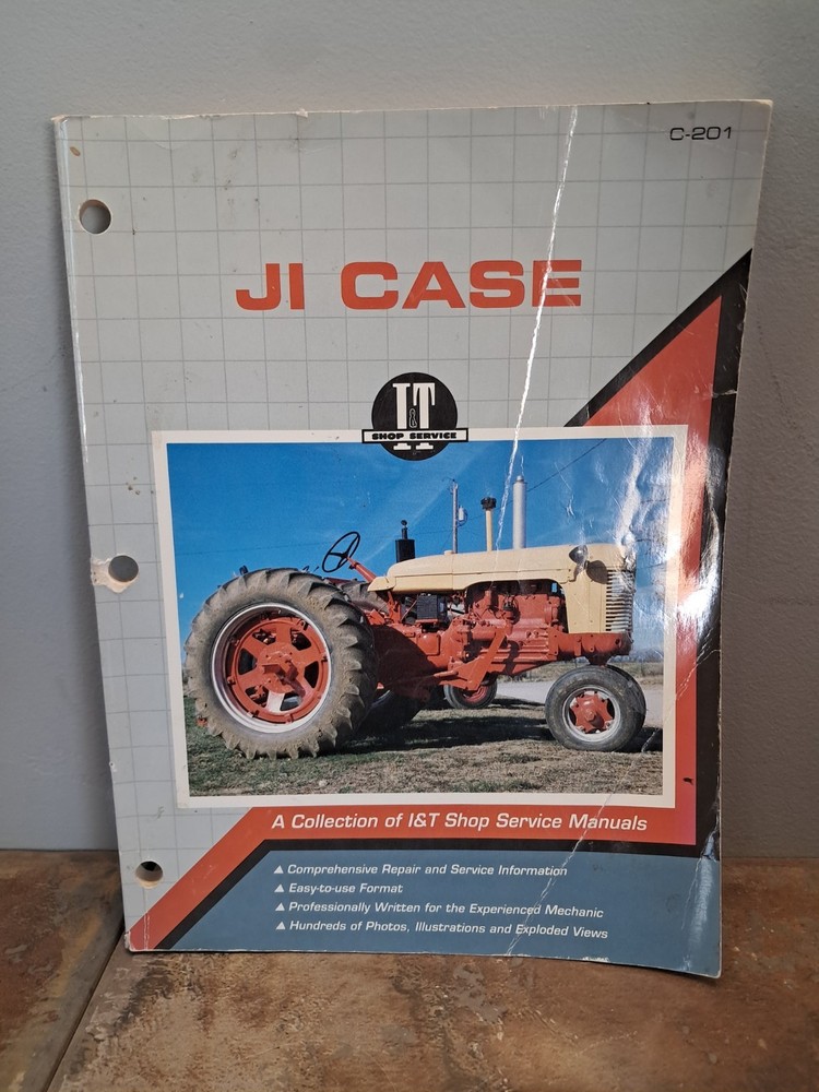 JI Case Tractor Service Repair Shop Maintenance Workshop Manual Free ShippingQ29