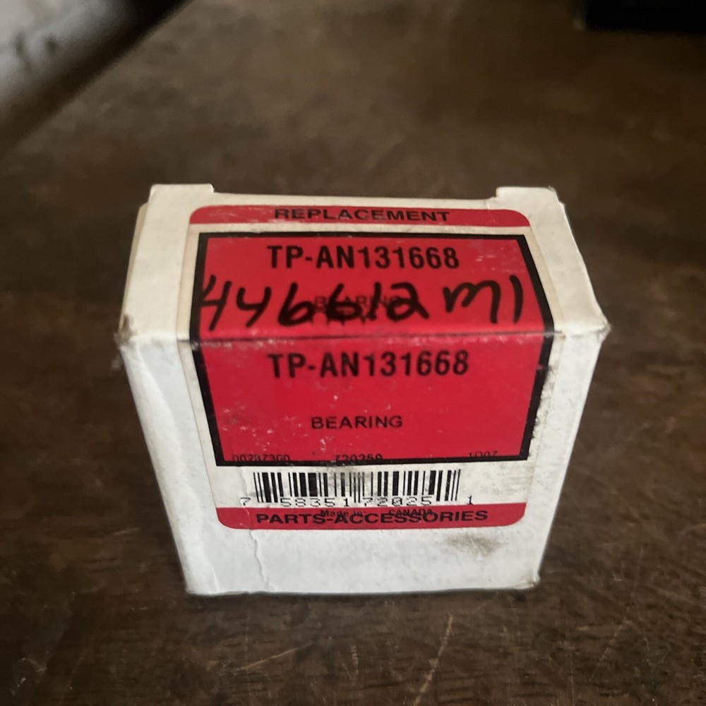 NOS Tisco TP-AN131668 Planter Row Unit Gauge Wheel Bearing Short Stem