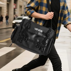 Motorcycle Tail Bag, 40-60 L Expandable Motorcycle Rear Seat Bag with Waterproof
