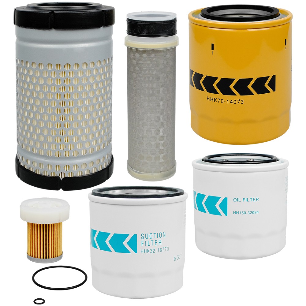 Filter Kit Fit for Kubota RTV-X1100C RTV-X1120D RTV-X1140 Replace HH150-32094