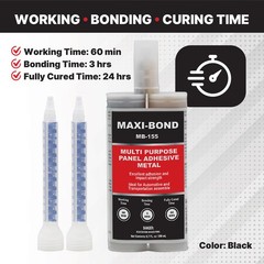 Maxi-Bond Multi-Purpose Panel Adhesive Metal, Two Part Epoxy Adhesive,