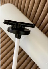 Reserve Expansion Coolant Tank Fit for Yanmar Engine 50 60 65 80 White Plastic