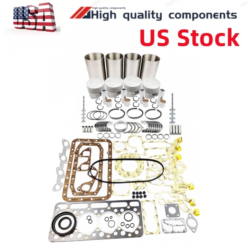 V1902 Overhaul Rebuild Kit for Kubota Engine Utility Tractor R400
