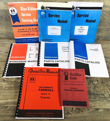 Farmall International Super C Tractor Service Parts Operators Manual Owners Book