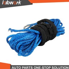 Labwork 5/16″x50′ Synthetic Winch Rope Line Recovery Cable 12000LBS W/Sheath US