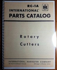 IH International McCormick 211 Rotary Cutter Mower Parts Catalog Manual 11/64