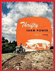 Allis Chalmers B Tractor Brochure Thrifty Farm Power Implements & Specifications