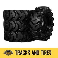 10×16.5 (30×10-16) SET OF FOUR Solid Skid Steer Tires With Rims – JCB Tires