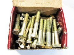 PFC 3/8”-16 x 2-1/4” Hex Head Cap Screws Grade 8 80-2625-452 [Lot of 55] NOS