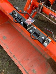 Compact Tractor Bolt on Chain Hooks, D Rings, Receiver Towing Hitch Bolt On