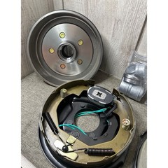 5 on 5 Bolt Circle Drum Kits w/ 10″ Lt & Rt Electric Brake 3500 lbs Trailer Axle