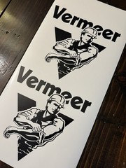 Vermeer Diggin Dutchman Decals 8” (Set 2) Sticker Black Wood Chipper Equipment